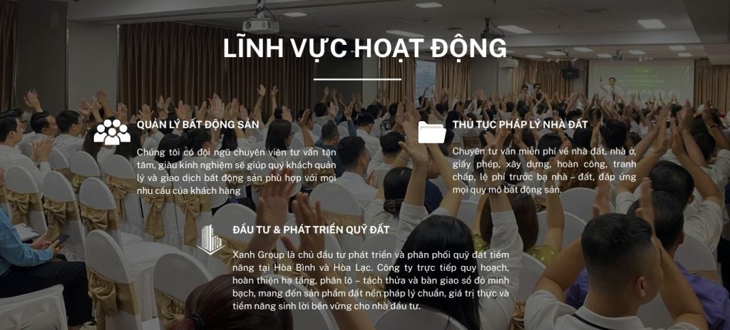 LĨNH VỰC HOẠT ĐỘNG